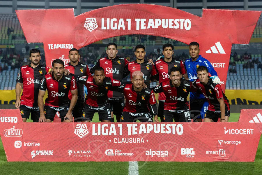 FBC Melgar · formación durante cusco fc melgar en Cusco, 2026-09-11. Fotografía XSPM.