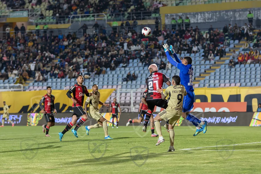 Juego aéreo durante cusco fc melgar en Cusco, 2026-09-11. Fotografía XSPM.